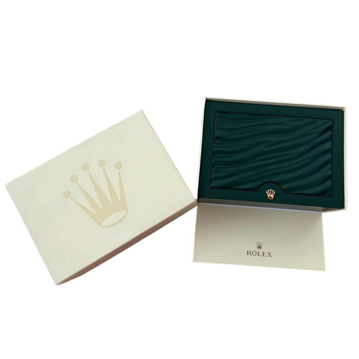 Rolex Green Wave Presentation Watch Box Storage Case Rolex Green Wave Presentation Watch Box Storage Case